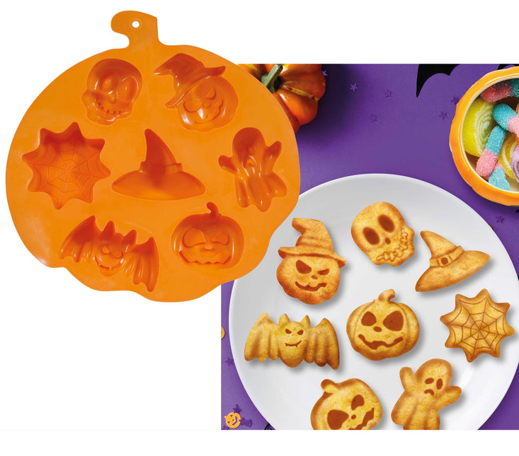 Silikonowe foremki do ciast na Halloween