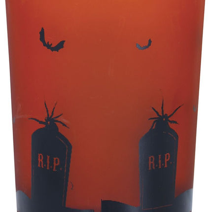 Pomarańczowe kubki na Halloween Wesołego Halloween