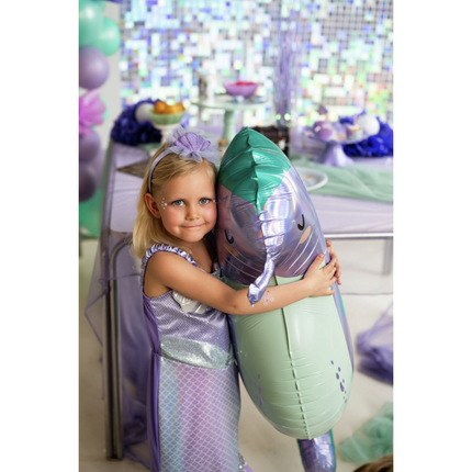 <tc>Folat</tc> Sukienka syrenka z diademem dla dziewczynki