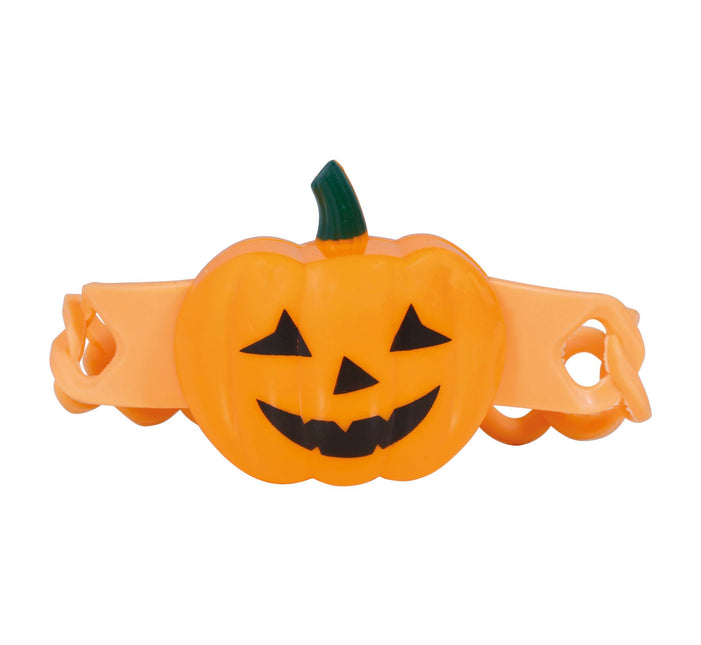 Halloweenowa bransoletka dynia