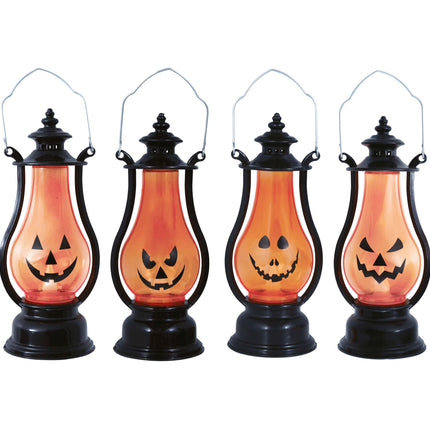 Dekoracja stołu na Halloween Latarnia Dynia 16cm