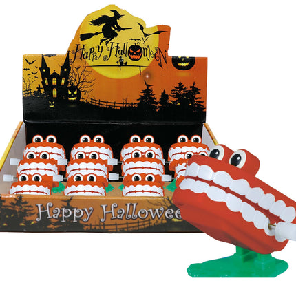Halloween Wind-Up Face 5cm 12szt