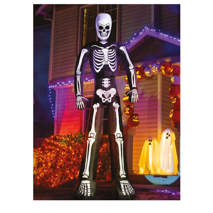 Nadmuchiwany szkielet na Halloween 2m
