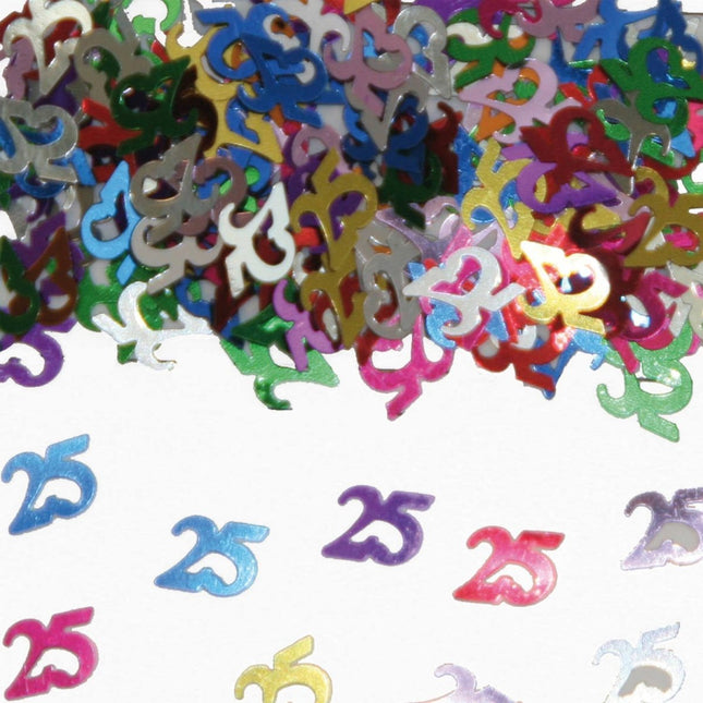 25 Jaar Tafeldecoratie / Sierconfetti van Folat koop je bij Partywinkel