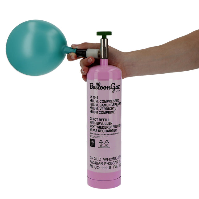 Zbiornik z helem do balonu foliowego 45 cm