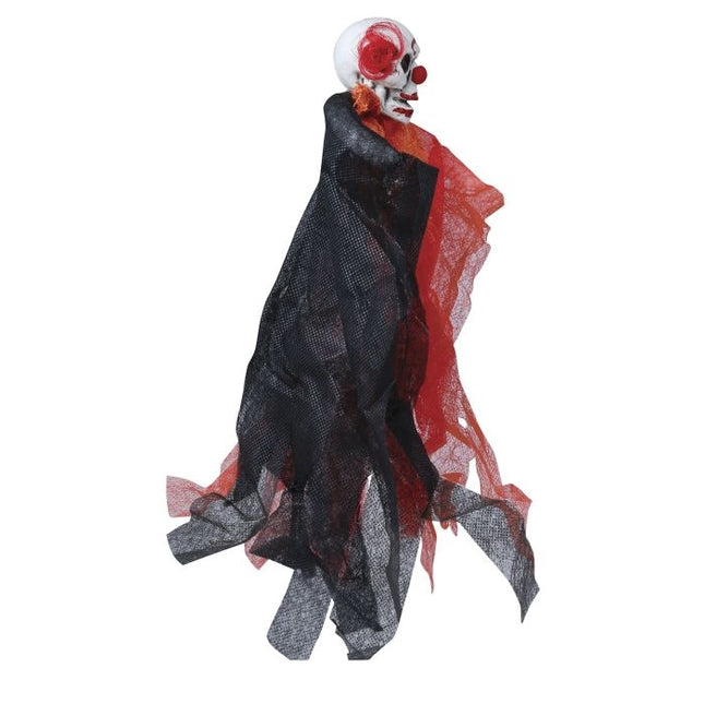 Halloweenowa lalka klaun 30 cm