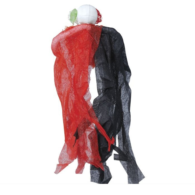 Halloweenowa lalka klaun 30 cm
