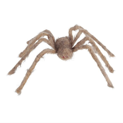 Halloweenowy pająk szary 70 cm