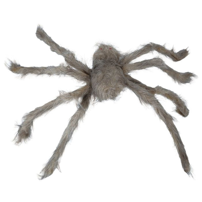Halloweenowy pająk szary 70 cm