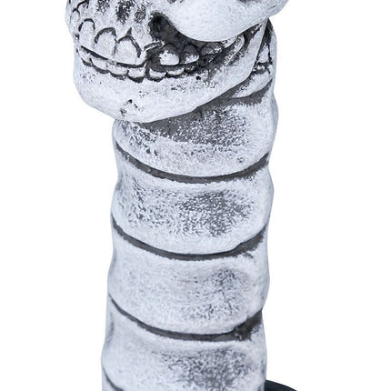 Świecznik na Halloween Czaszka 17 cm