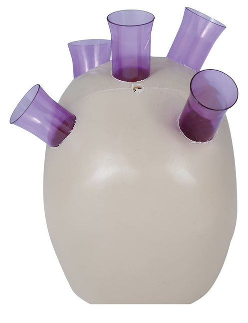Halloweenowe strzały w kształcie czaszki 20 cm