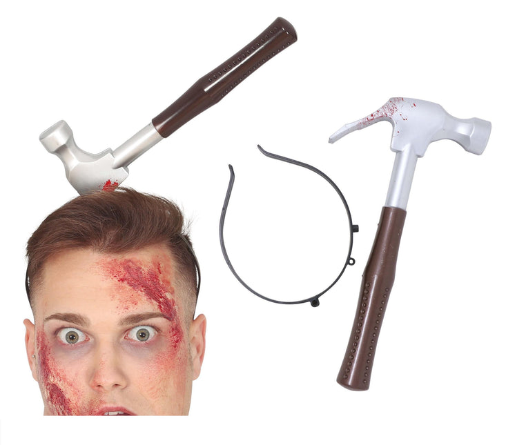 Halloweenowy młotek z tiarą