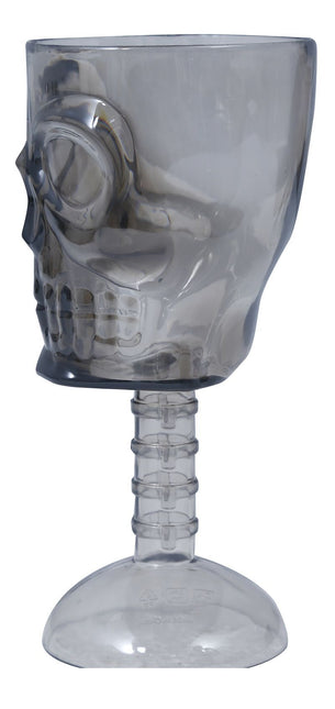 Szklanka z czaszką na Halloween 18 cm