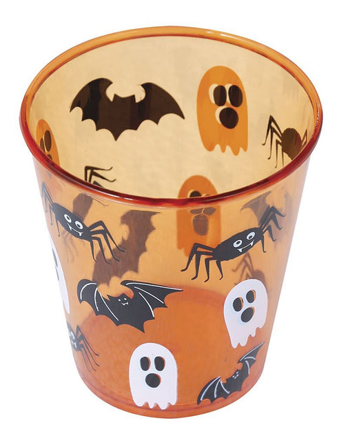 Kieliszek na Halloween pomarańczowy 10 cm