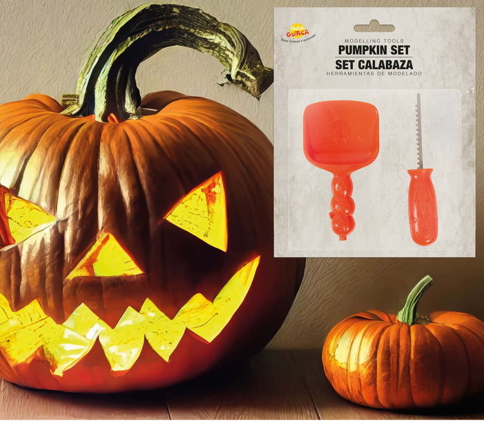 Halloweenowe narzędzia do dyń