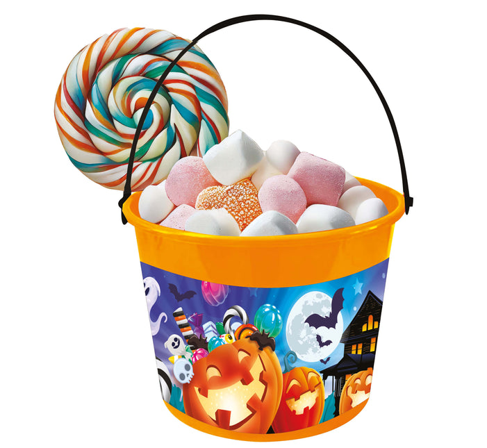 Wiaderko na słodycze na Halloween