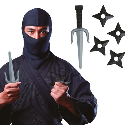 zestaw ninja 5-częściowy czarny