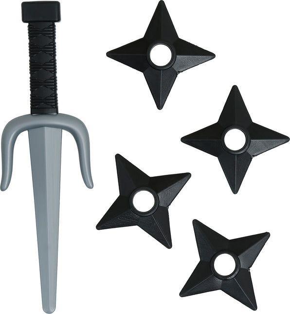 zestaw ninja 5-częściowy czarny