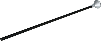 Czarna srebrna laska Diamond Knob 85 cm