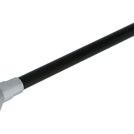 Czarna srebrna laska Diamond Knob 85 cm