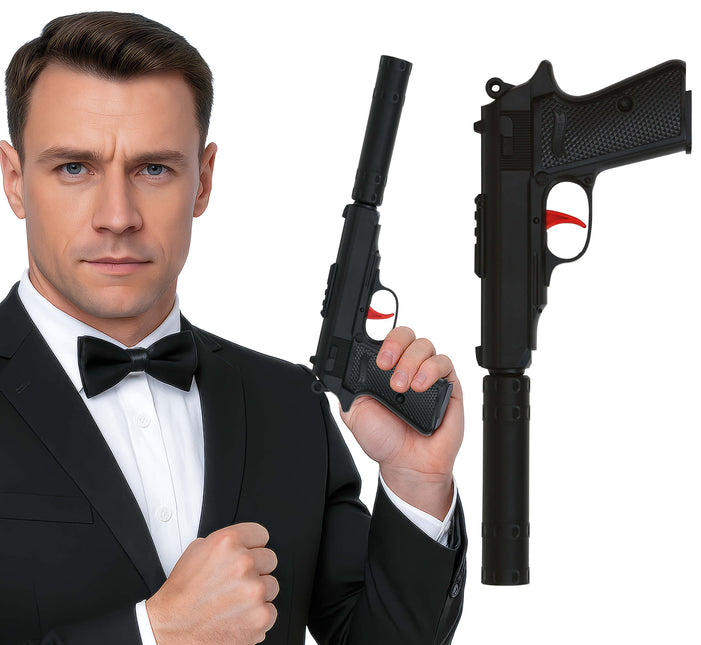 Pistolet z tłumikiem 29 cm
