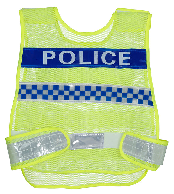 Żółta kamizelka policji drogowej, dla dorosłych
