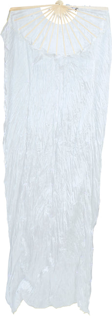 Biały wentylator z wielofunkcyjną diodą LED 75x150 cm