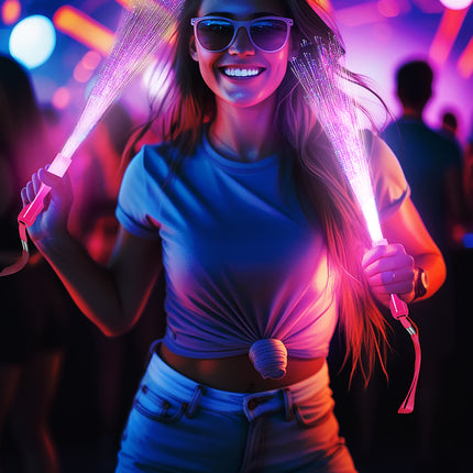 Kolorowe włókna szklane Led Stick 25cm