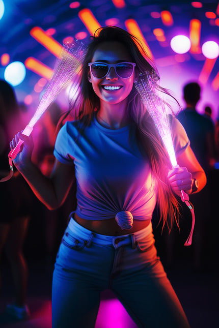 Kolorowe włókna szklane Led Stick 25cm