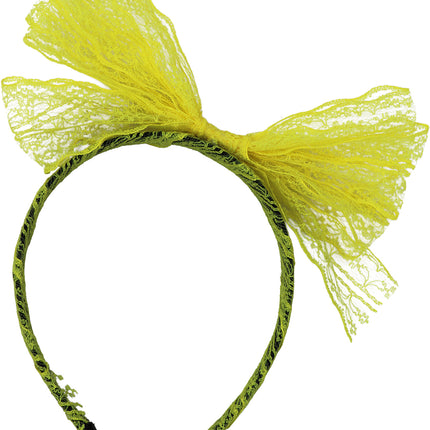 Zestaw akcesoriów Neon 80S Żółty 5 szt