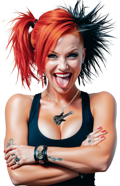 Naszyjnik z gitarą elektryczną