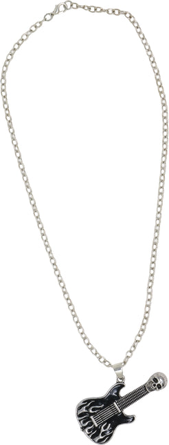 Naszyjnik z gitarą elektryczną