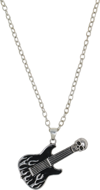 Naszyjnik z gitarą elektryczną