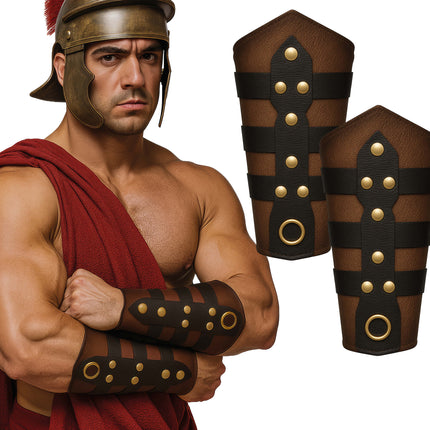 Bransoletka rzymska brązowa 2szt