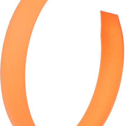 Neonowe kolczyki kółka pomarańczowe