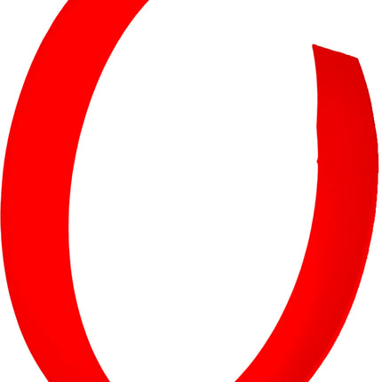 Neonowe kolczyki kółka w kolorze czerwonym