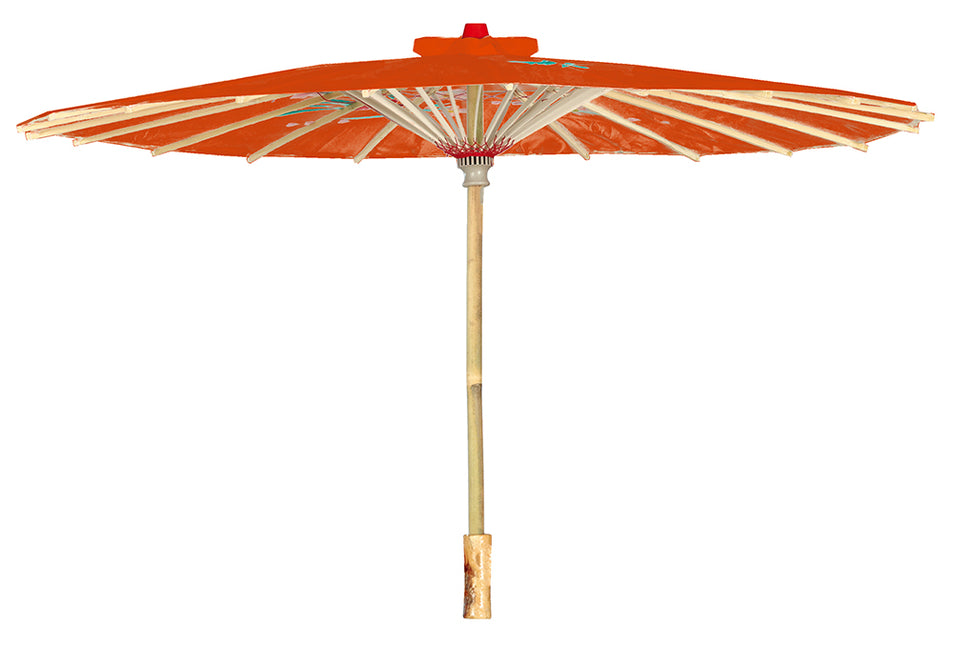 Czerwony japoński parasol 82 cm