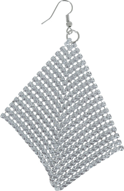 Metaliczne kolczyki 9 cm