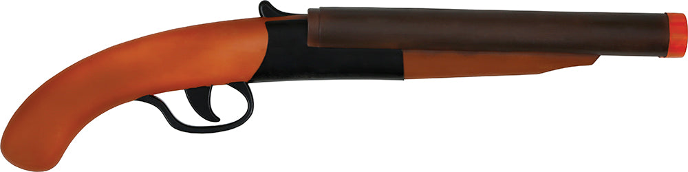 Brązowy sztuczny pistolet 50 cm