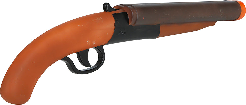 Brązowy sztuczny pistolet 50 cm