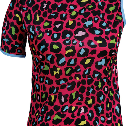 Koszulka w panterkę 80s