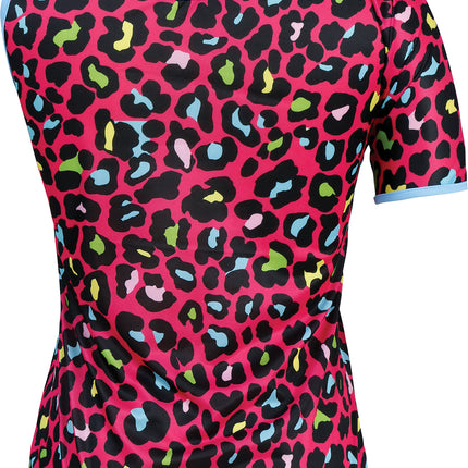 Koszulka w panterkę 80s