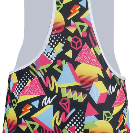 Neonowy kombinezon 80S dla mężczyzn