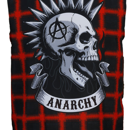 Czerwona koszulka punkowa