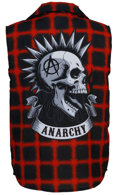 Czerwona koszulka punkowa