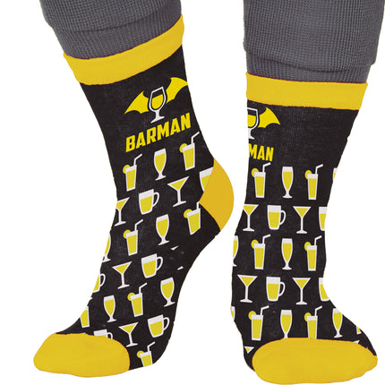 Skarpetki Barman Black Yellow