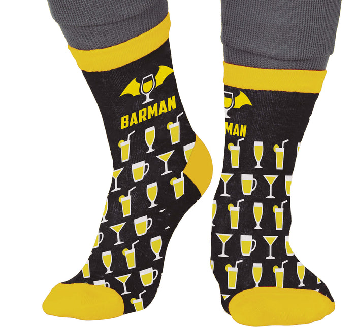 Skarpetki Barman Black Yellow
