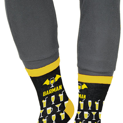 Skarpetki Barman Black Yellow