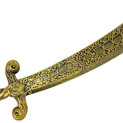 Złoty fałszywy miecz 55 cm