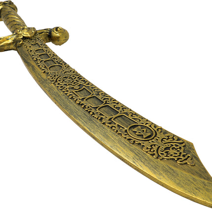 Złoty fałszywy miecz 55 cm